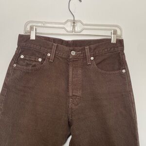 Beautiful Vintage Brown Levi 501’s